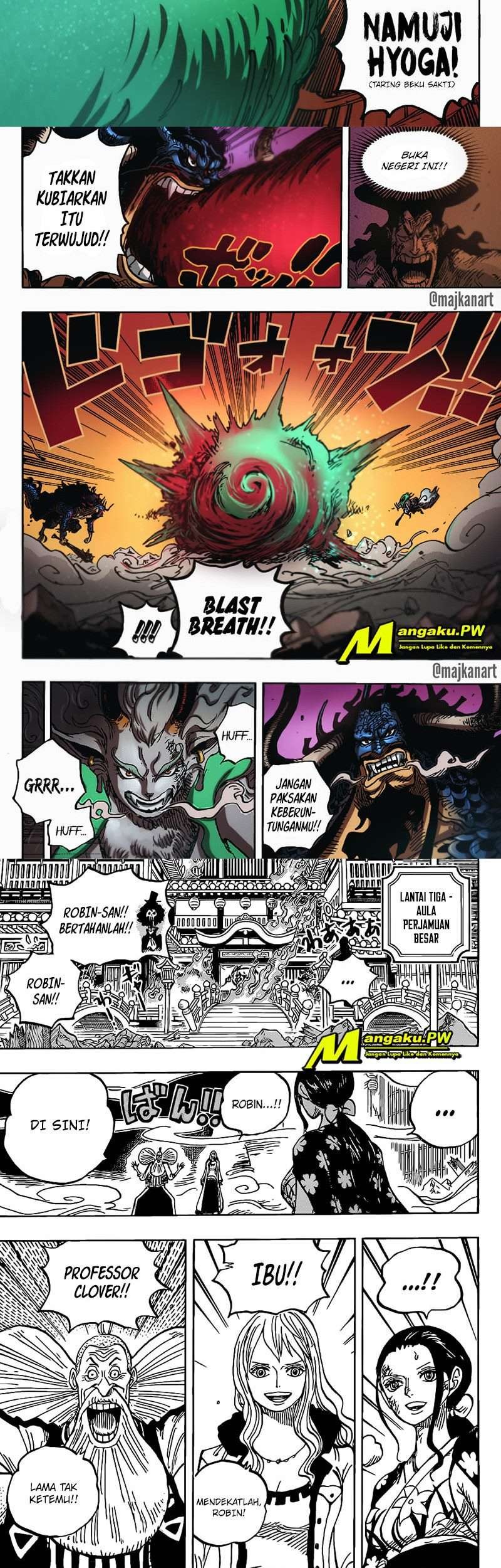 One Piece Chapter 1020 Gambar 3