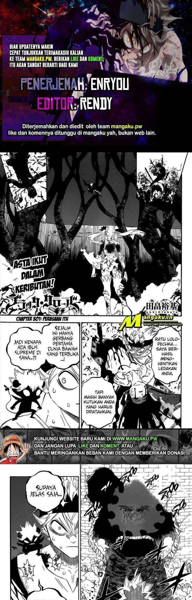 Komik Black Clover Chapter 301 gambar nomor 1
