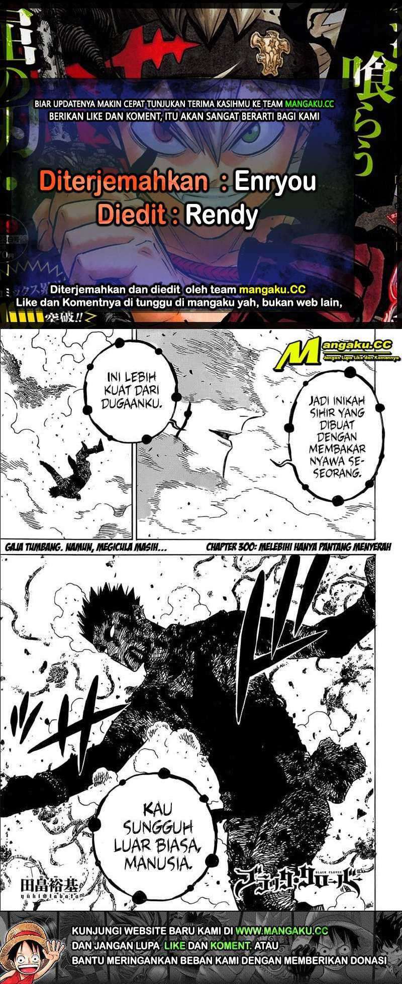 Komik Black Clover Chapter 300 gambar nomor 1