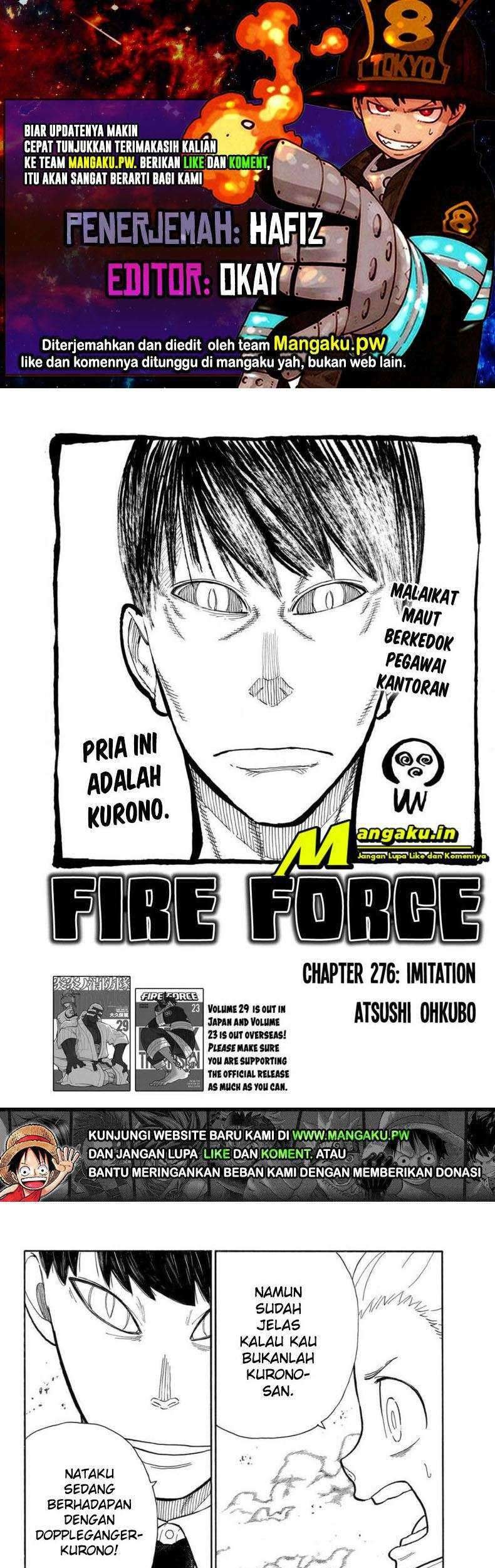 Komik Fire Brigade of Flames Chapter 276 gambar nomor 1