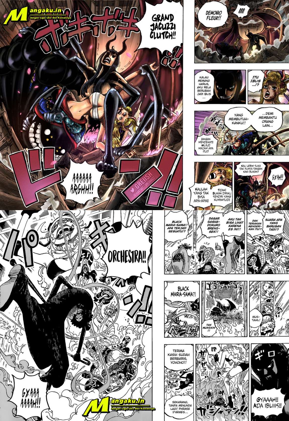 One Piece Chapter 1021 Gambar 8