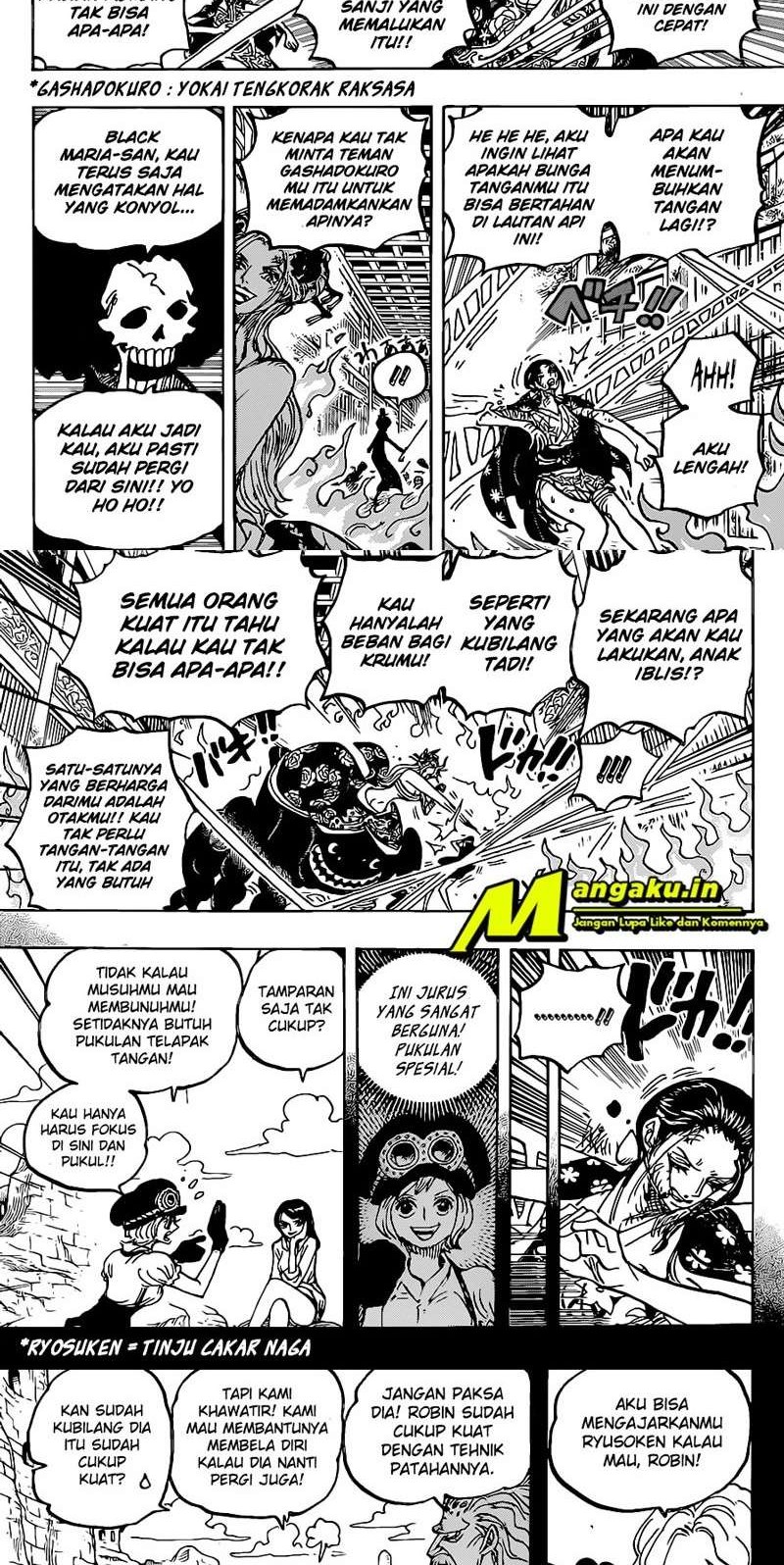 One Piece Chapter 1021 Gambar 6
