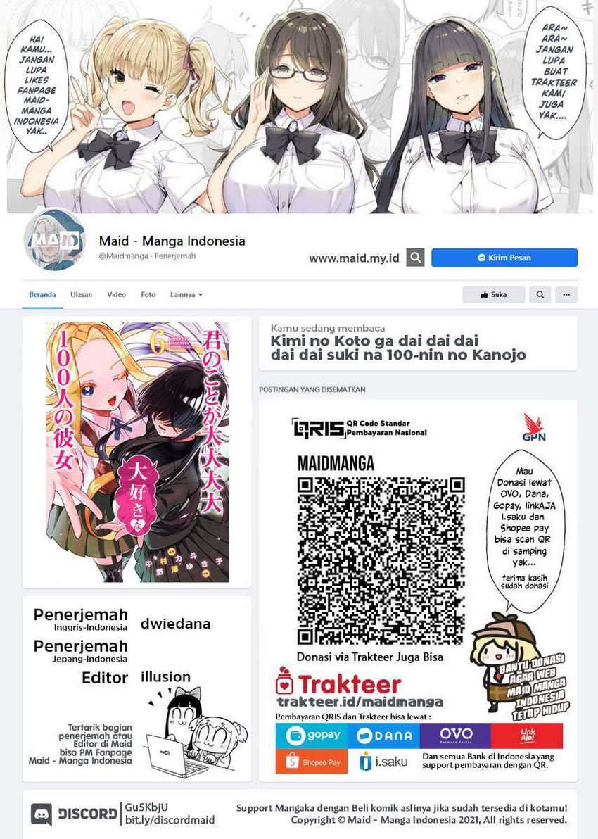 Manga Kimi no Koto ga Dai Dai Dai Dai Daisuki na 100-ri no Kanojo Chapter 54.1 gambar nomor 2