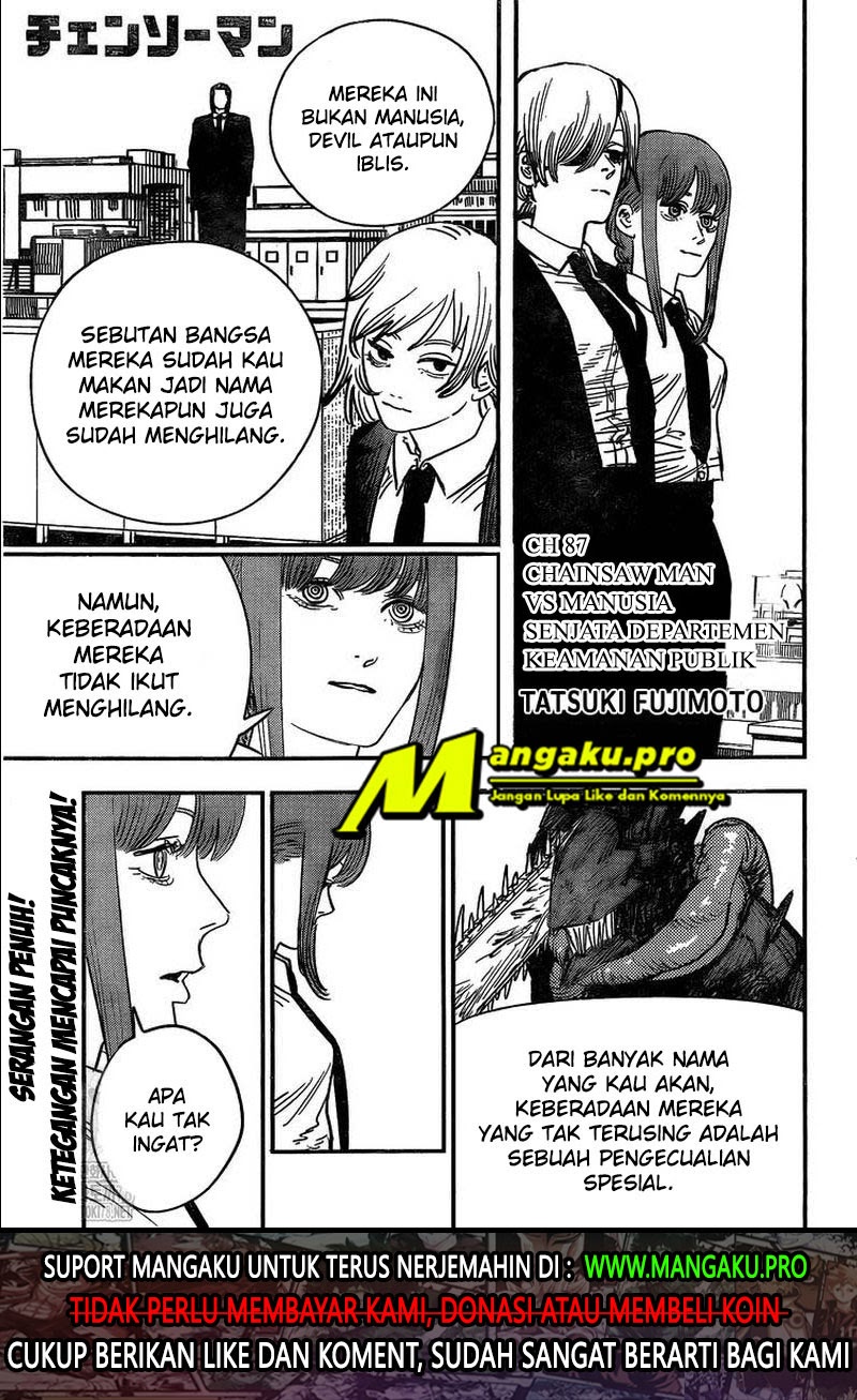 Manga Chainsaw Man Chapter 87 gambar nomor 2