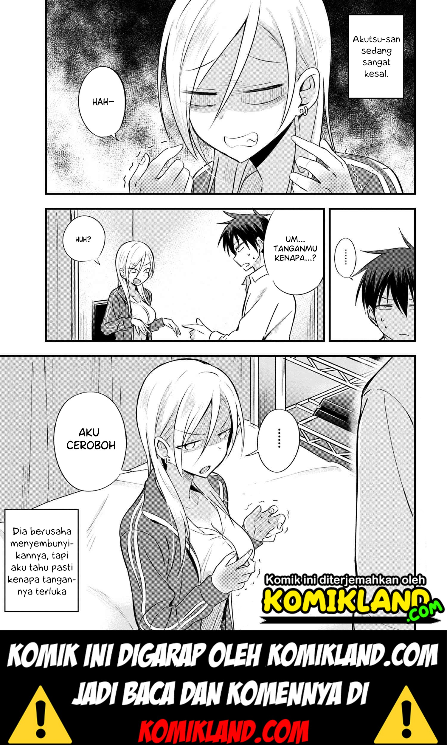 Manga Please Go Home, Akutsu-san! Chapter 8 gambar nomor 2