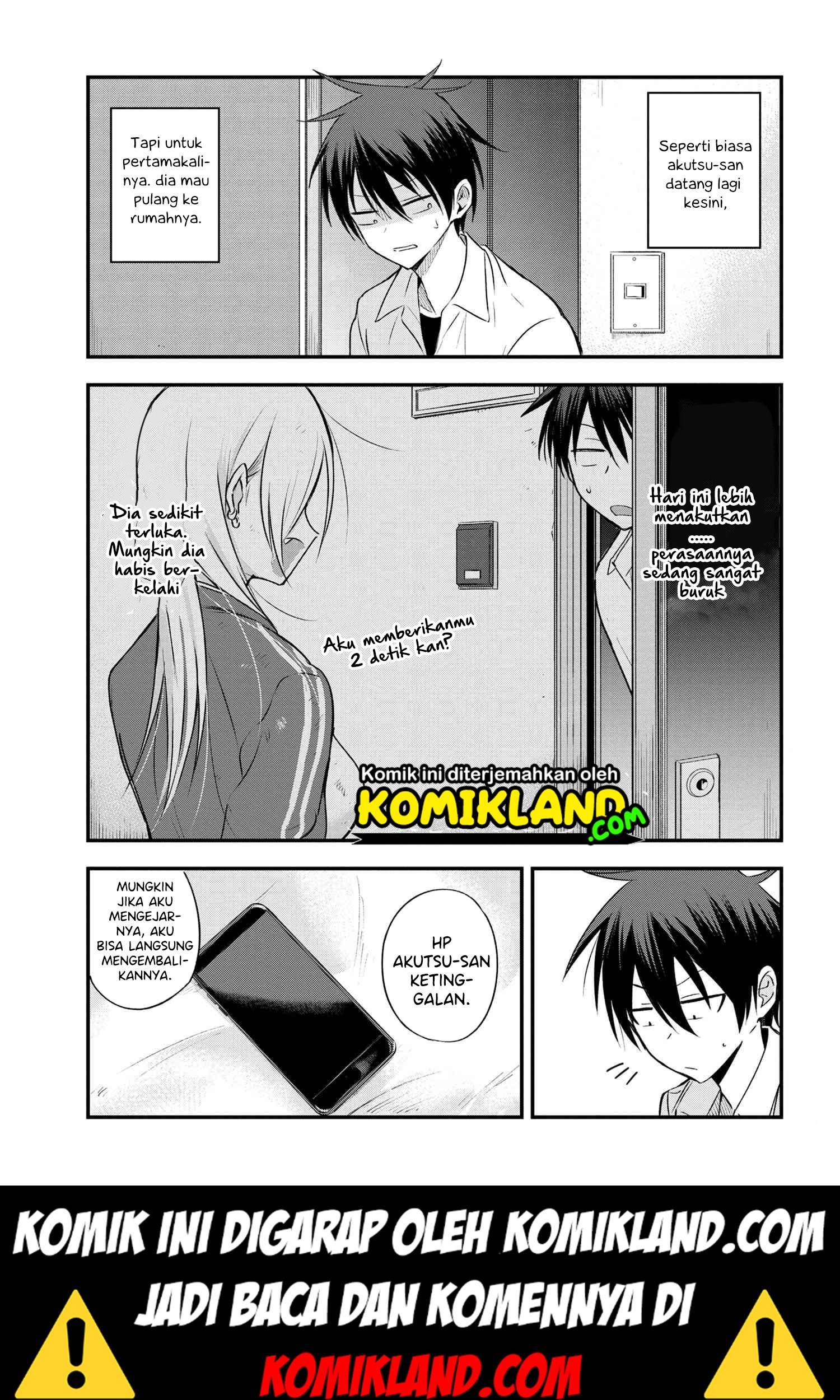 Manga Please Go Home, Akutsu-san! Chapter 7 gambar nomor 2