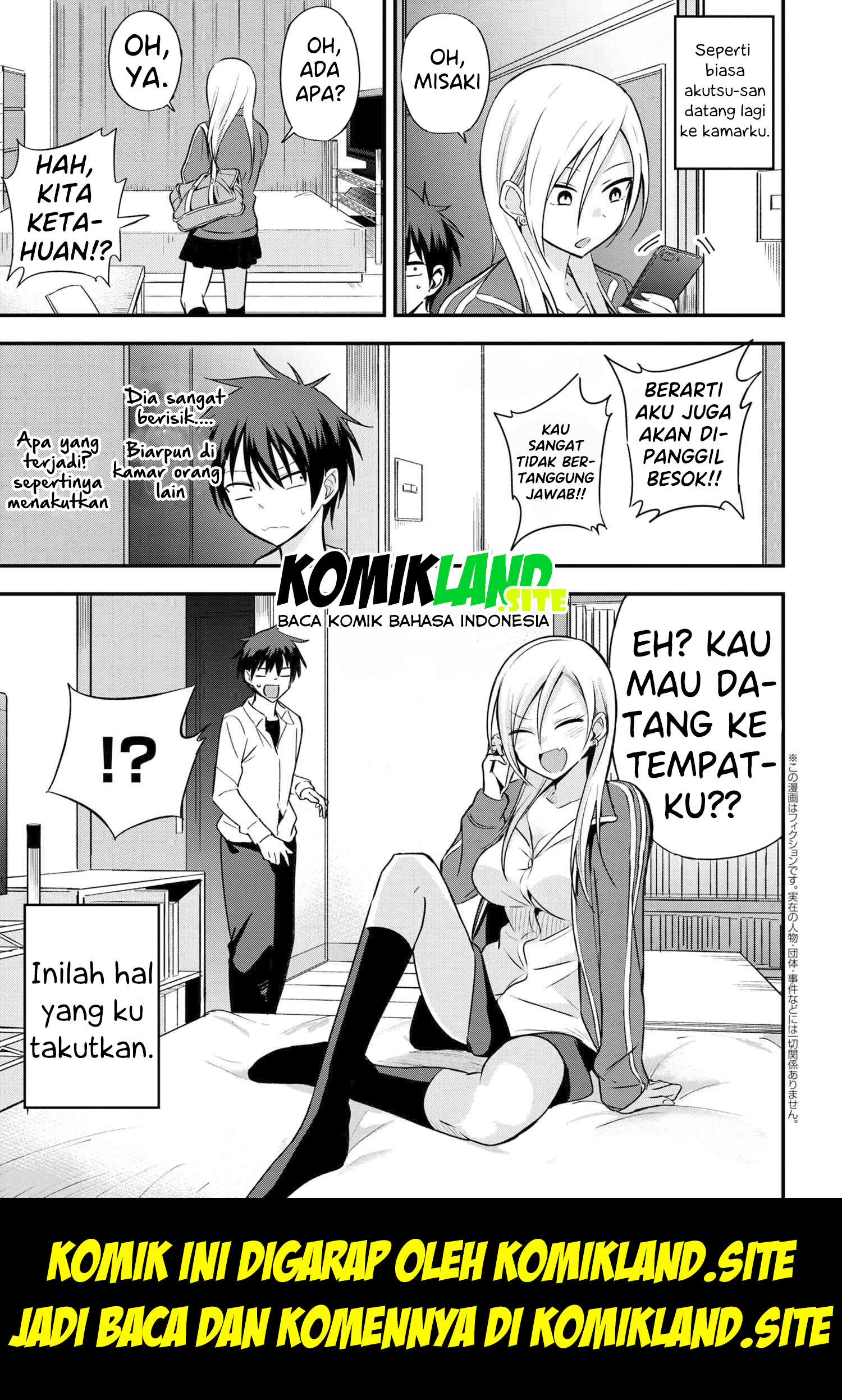 Manga Please Go Home, Akutsu-san! Chapter 5 gambar nomor 2