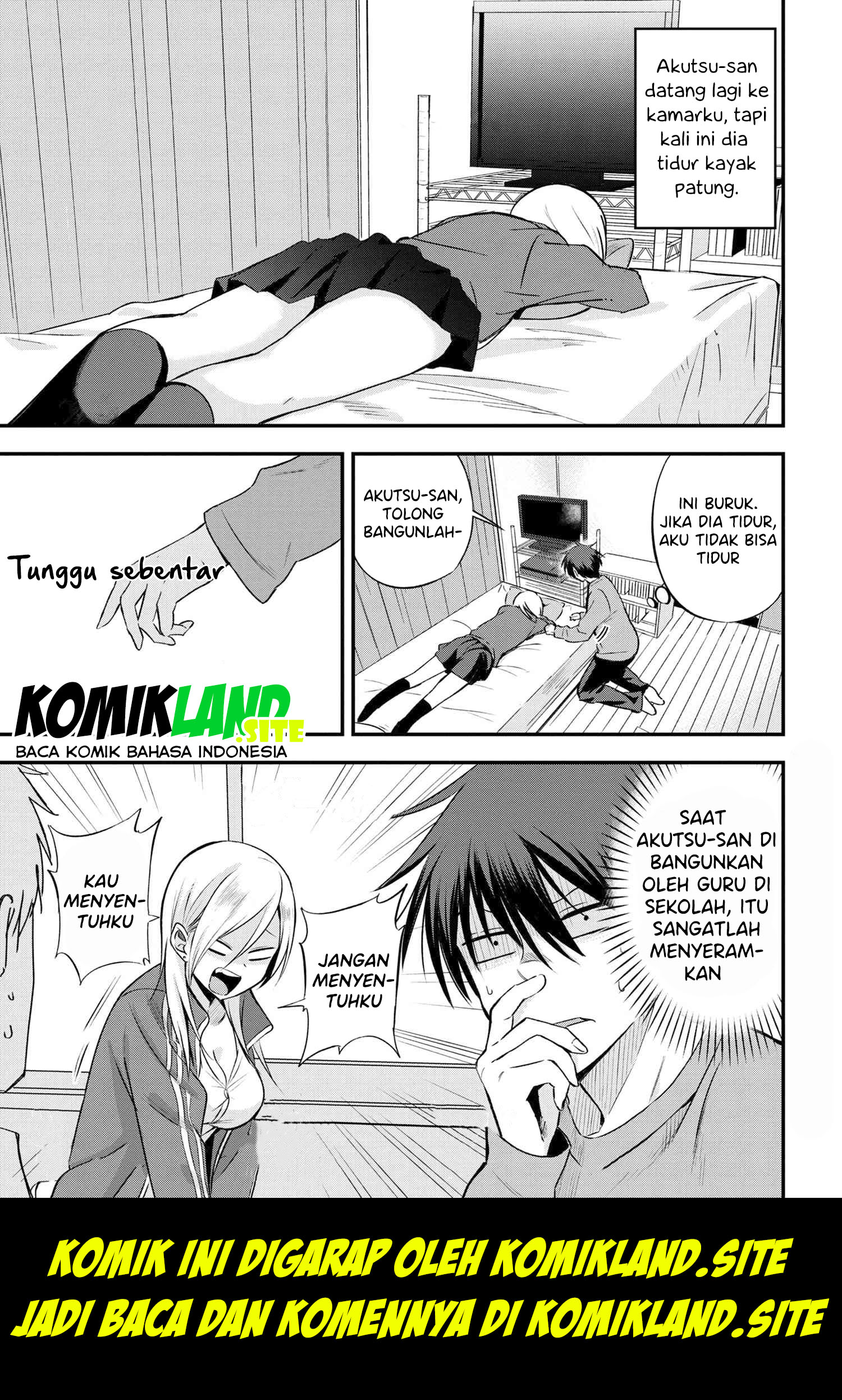 Manga Please Go Home, Akutsu-san! Chapter 4 gambar nomor 2