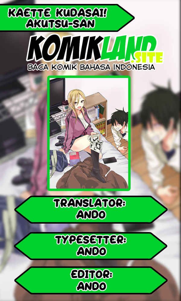 Komik Please Go Home, Akutsu-san! Chapter 2 gambar nomor 1
