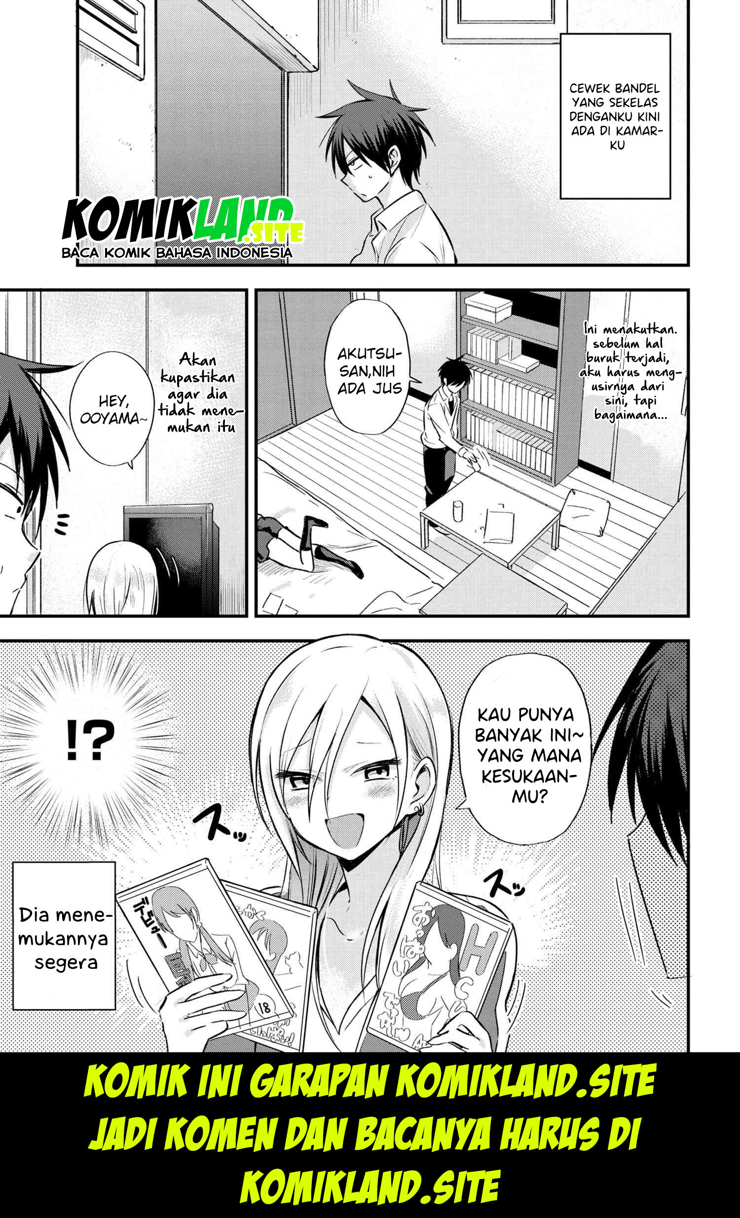 Manga Please Go Home, Akutsu-san! Chapter 2 gambar nomor 2