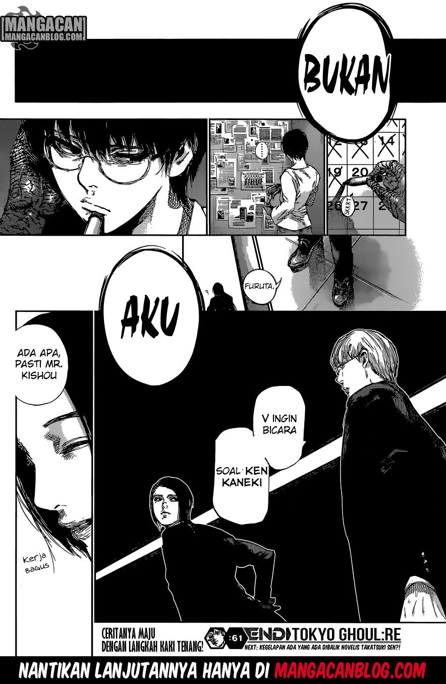 Tokyo Ghoul:re Chapter 61 Gambar 19