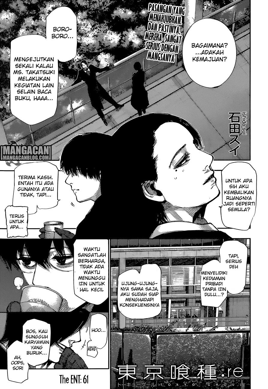 Manga Tokyo Ghoul:re Chapter 61 gambar nomor 2