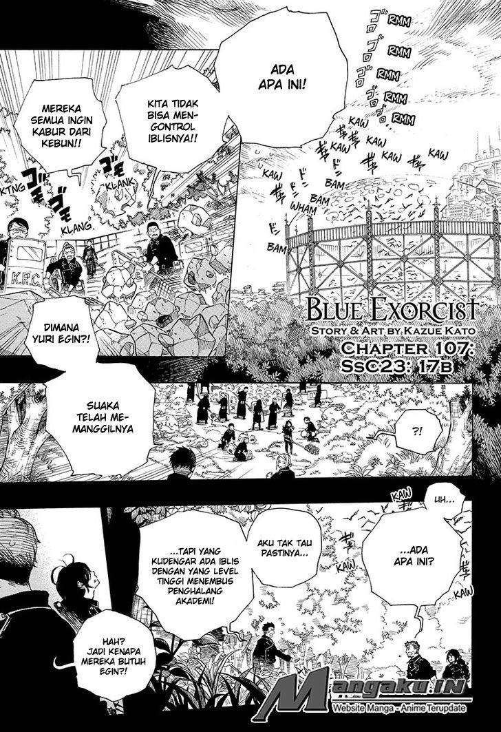 Manga Ao no Exorcist Chapter 107 gambar nomor 2