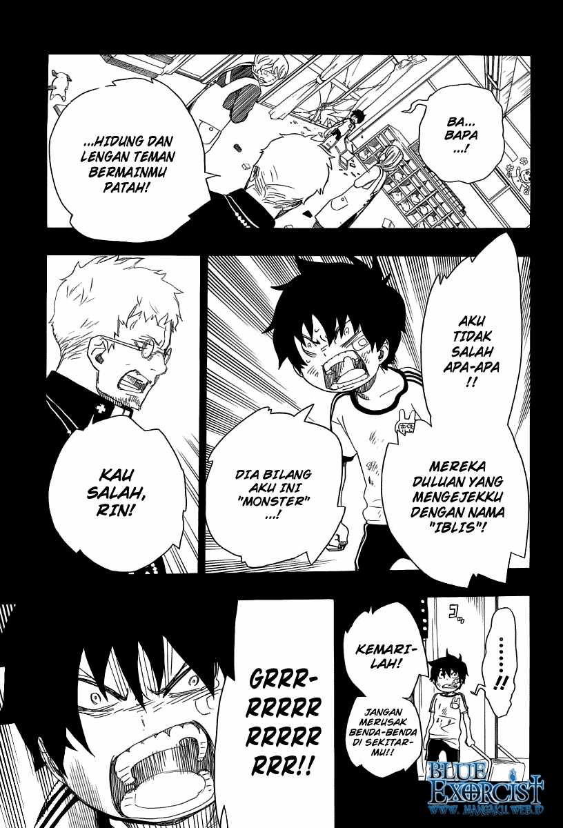 Ao no Exorcist Chapter 11 Gambar 4