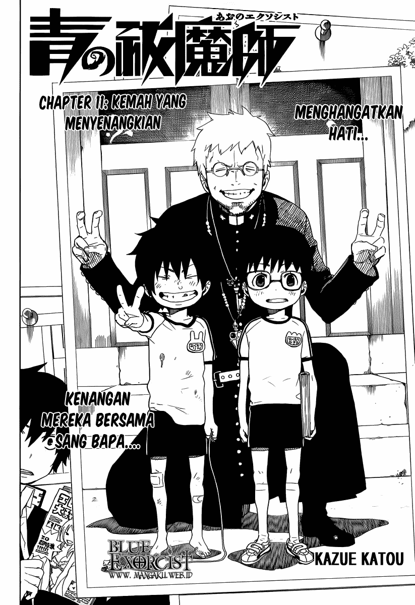 Ao no Exorcist Chapter 11 Gambar 9