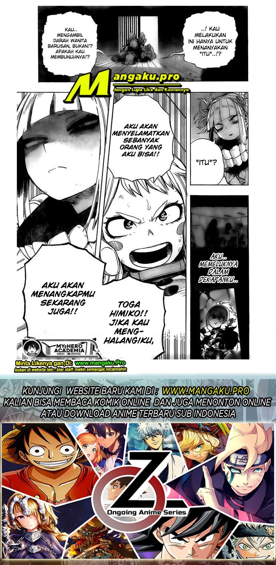 Boku no Hero Academia Chapter 288 Gambar 17