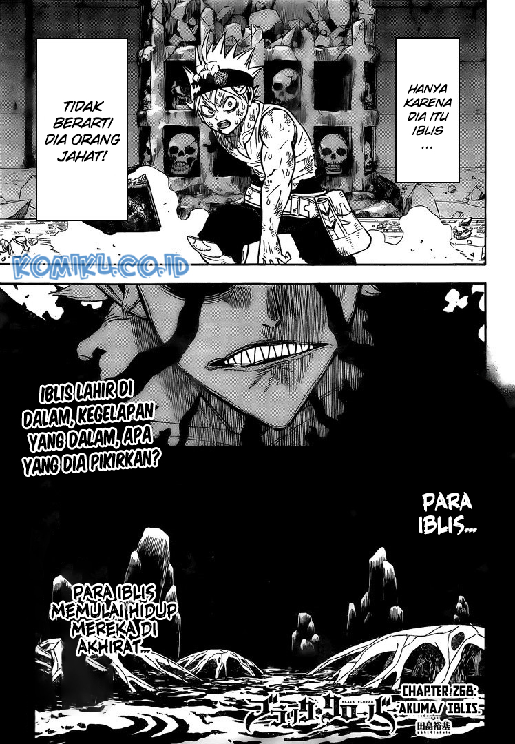 Manga Black Clover Chapter 268 gambar nomor 2