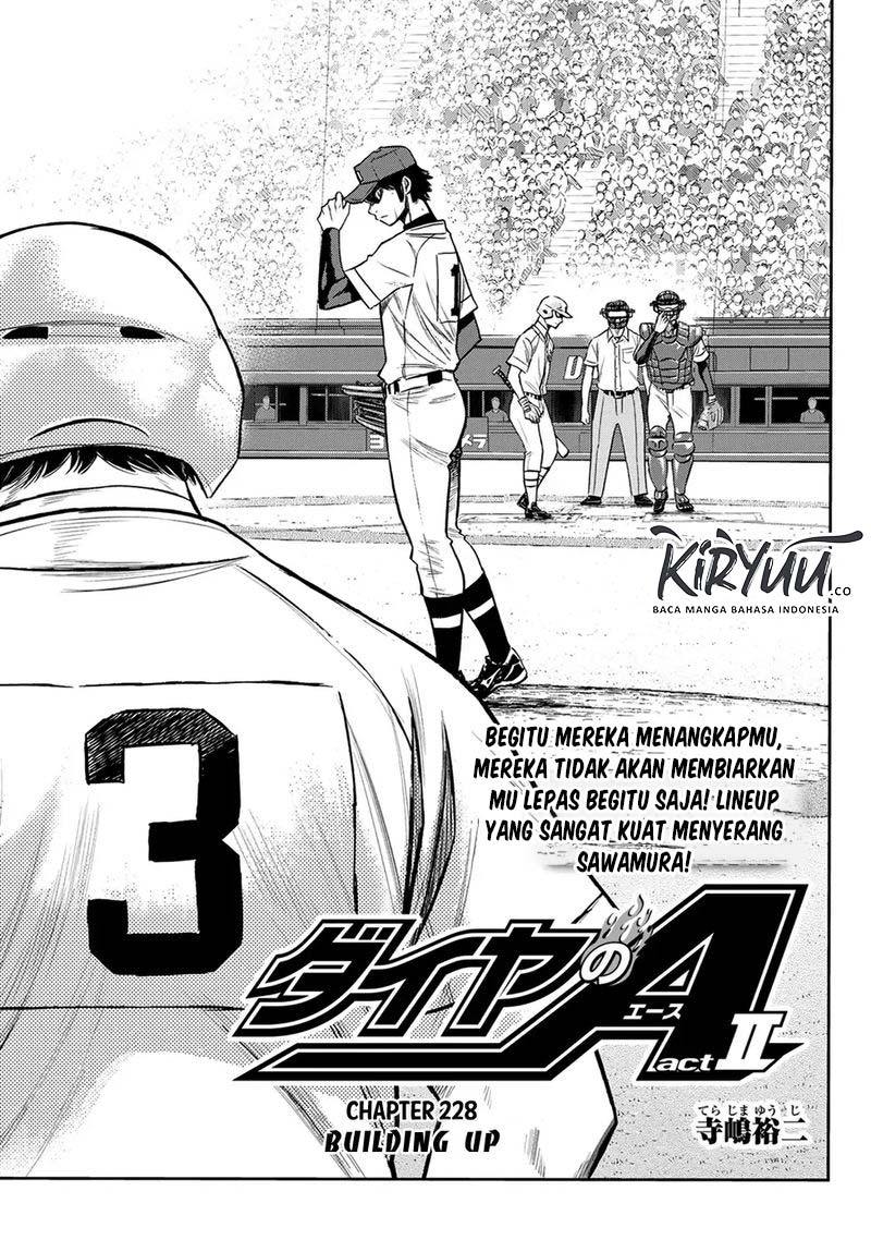 Manga Diamond no Ace Act 2 Chapter 228 gambar nomor 2