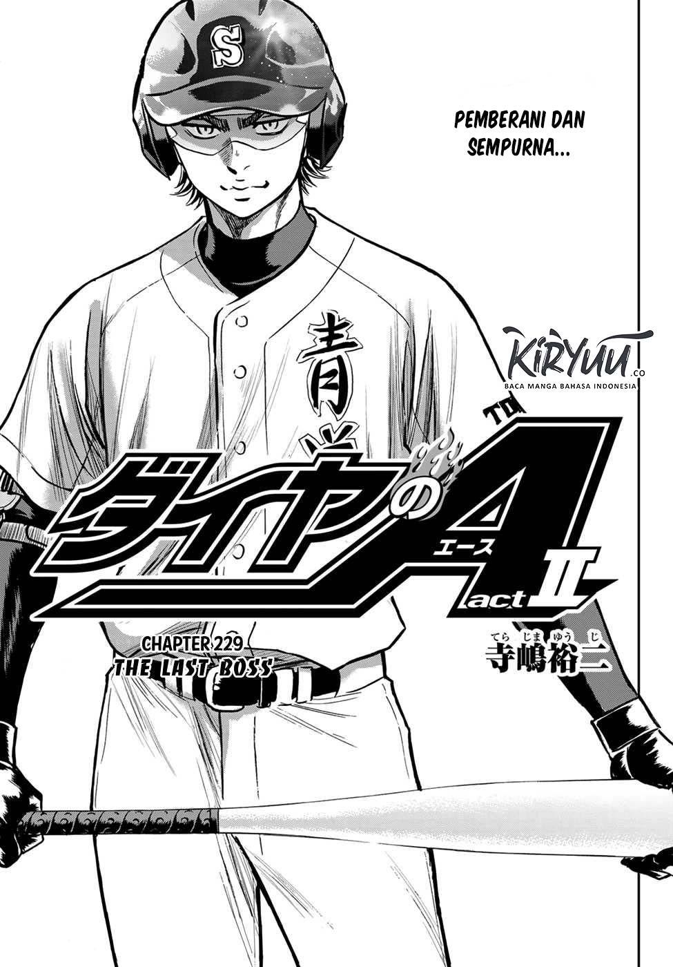 Manga Diamond no Ace Act 2 Chapter 229 gambar nomor 2