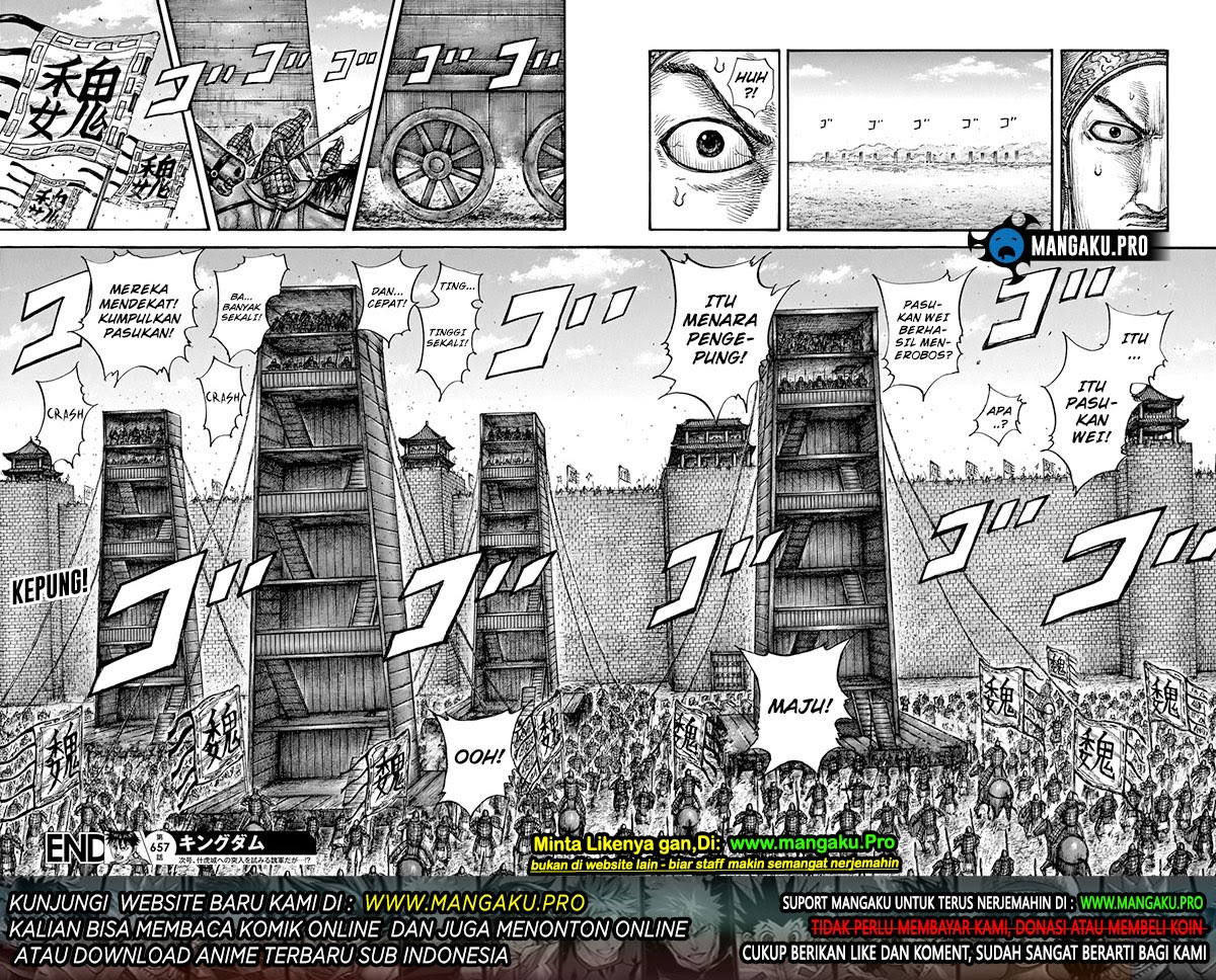 Kingdom Chapter 657 Gambar 18
