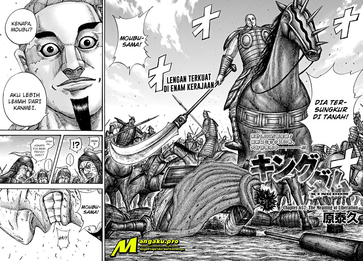 Kingdom Chapter 657 Gambar 3