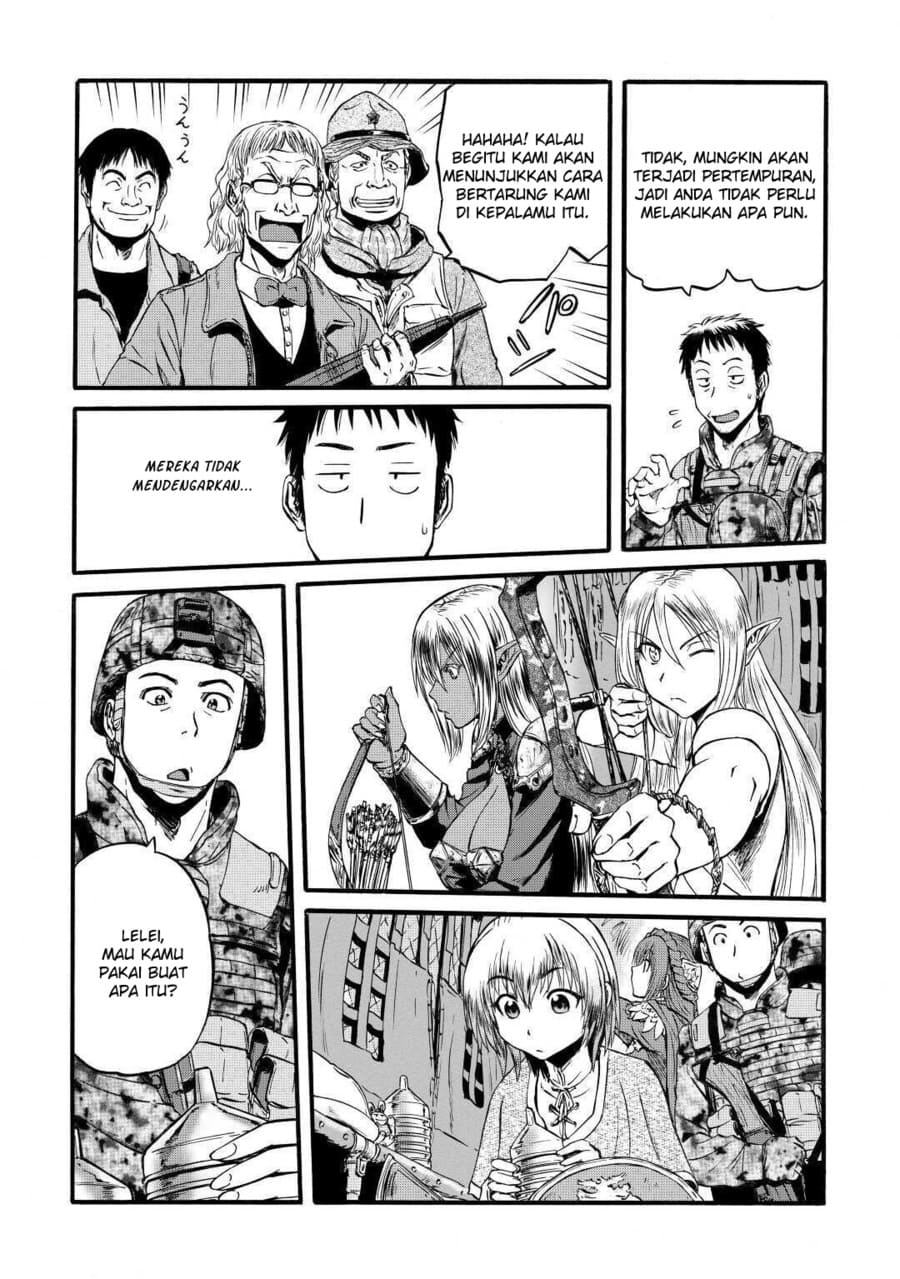 Gate – Jietai Kare no Chi nite Kaku Tatakeri Chapter 98 Gambar 13