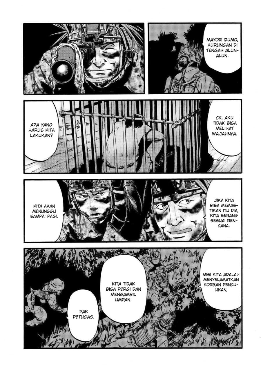 Gate – Jietai Kare no Chi nite Kaku Tatakeri Chapter 98 Gambar 22