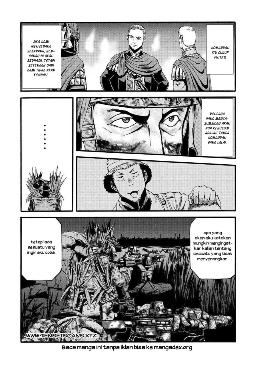 Gate – Jietai Kare no Chi nite Kaku Tatakeri Chapter 98 Gambar 37