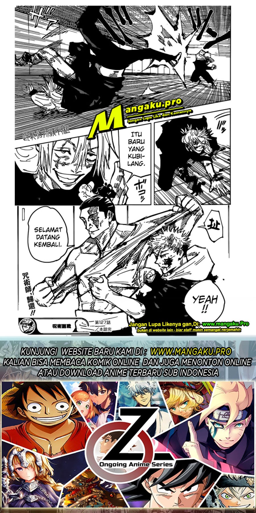 Jujutsu Kaisen Chapter 127 Gambar 20