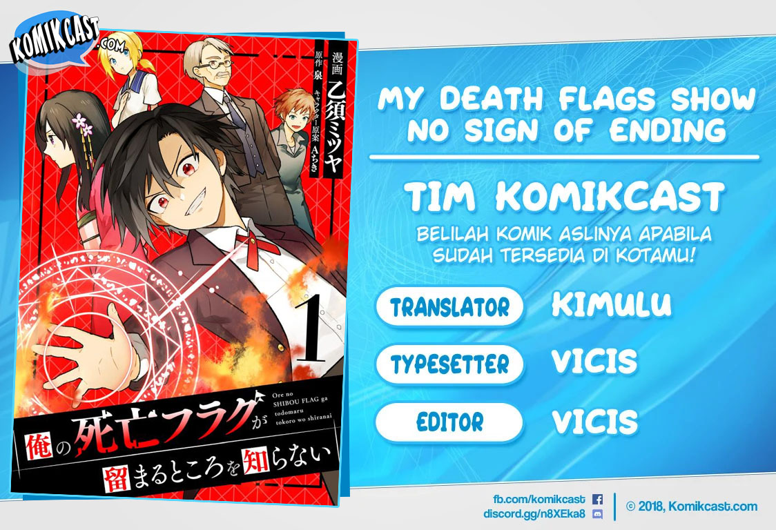 Komik My Death Flags Show No Sign of Ending Chapter 08 gambar nomor 1