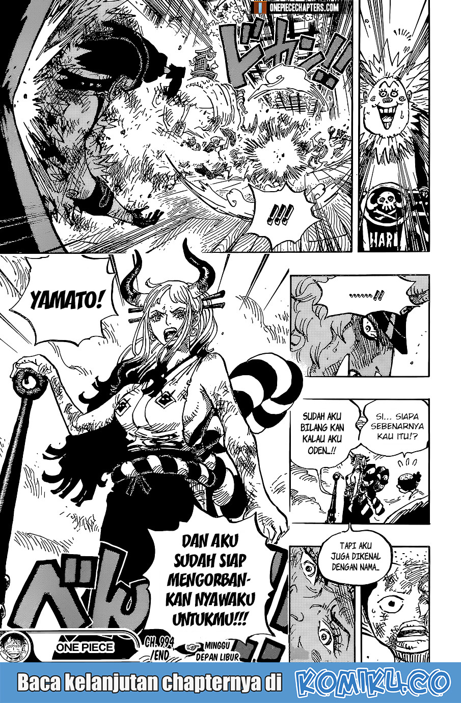 One Piece Chapter 994 Gambar 17