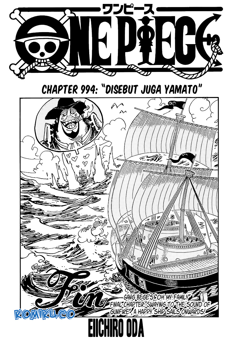 Manga One Piece Chapter 994 gambar nomor 2