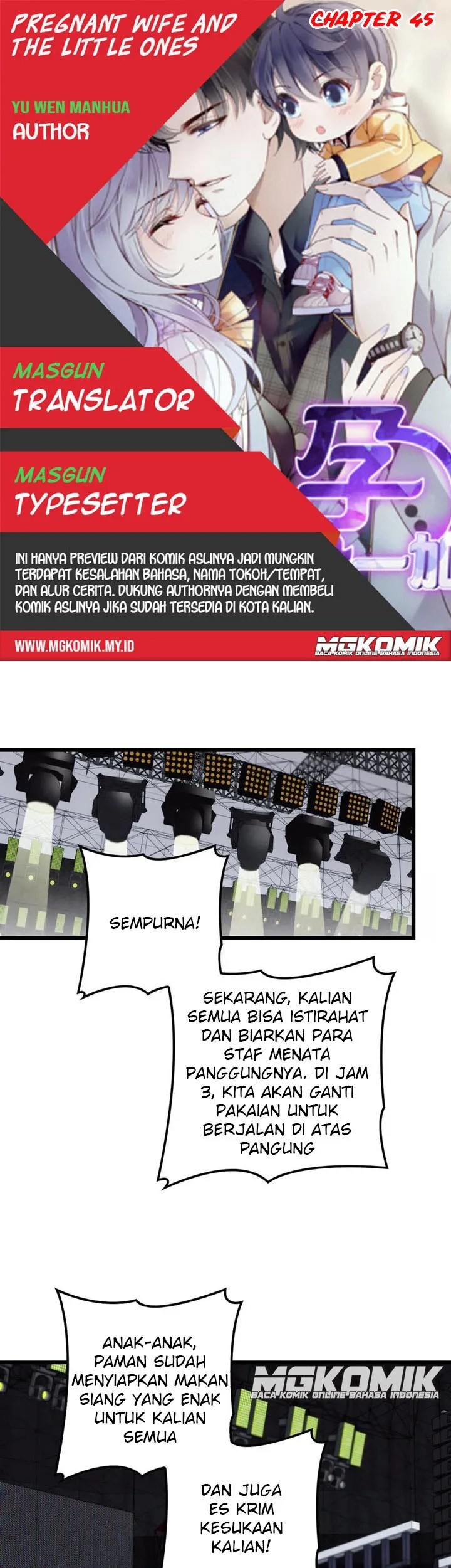 Komik Pregnant Wife, One Plus One Chapter 45 gambar nomor 1