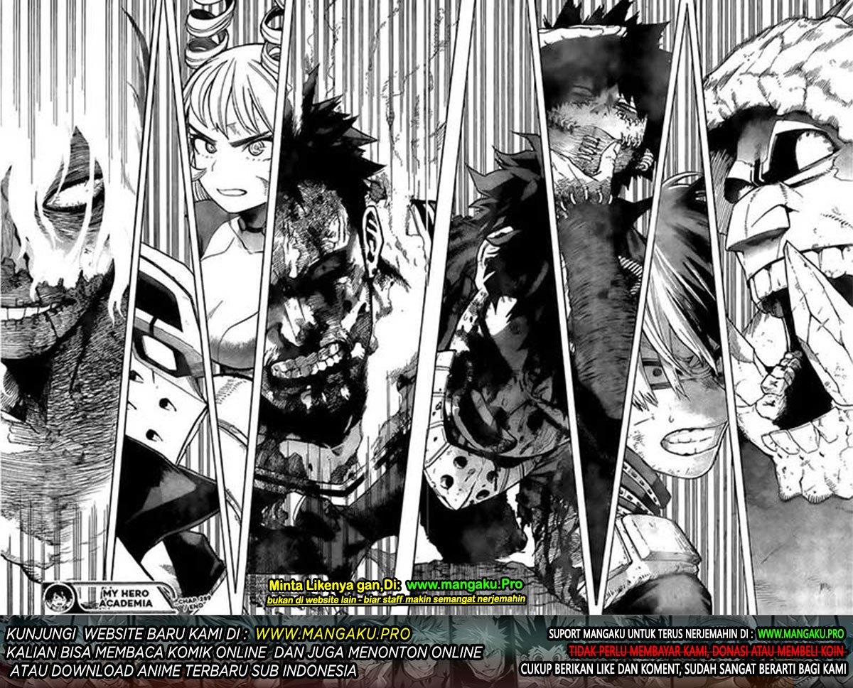 Boku no Hero Academia Chapter 289 Gambar 18