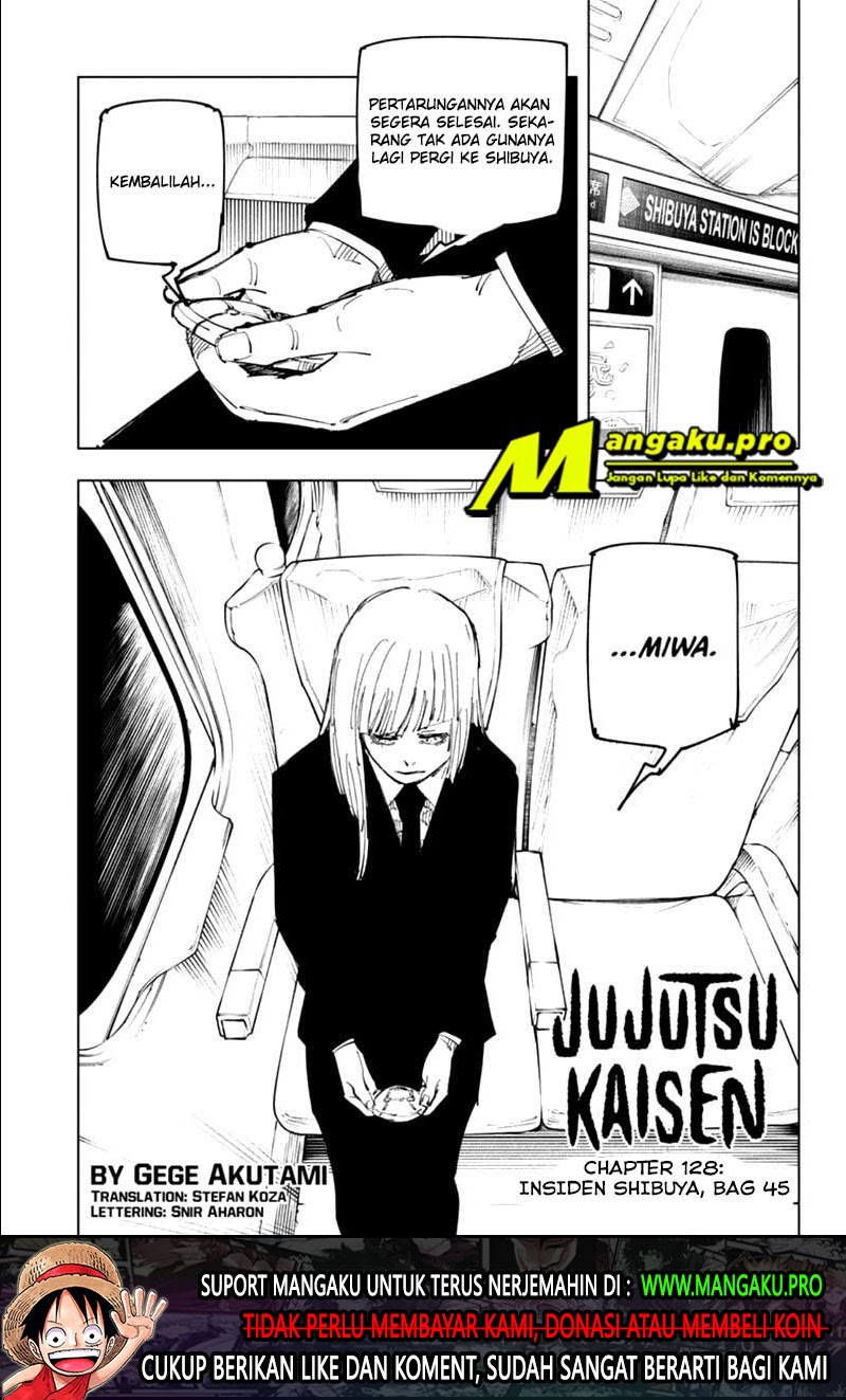 Manga Jujutsu Kaisen Chapter 128 gambar nomor 2