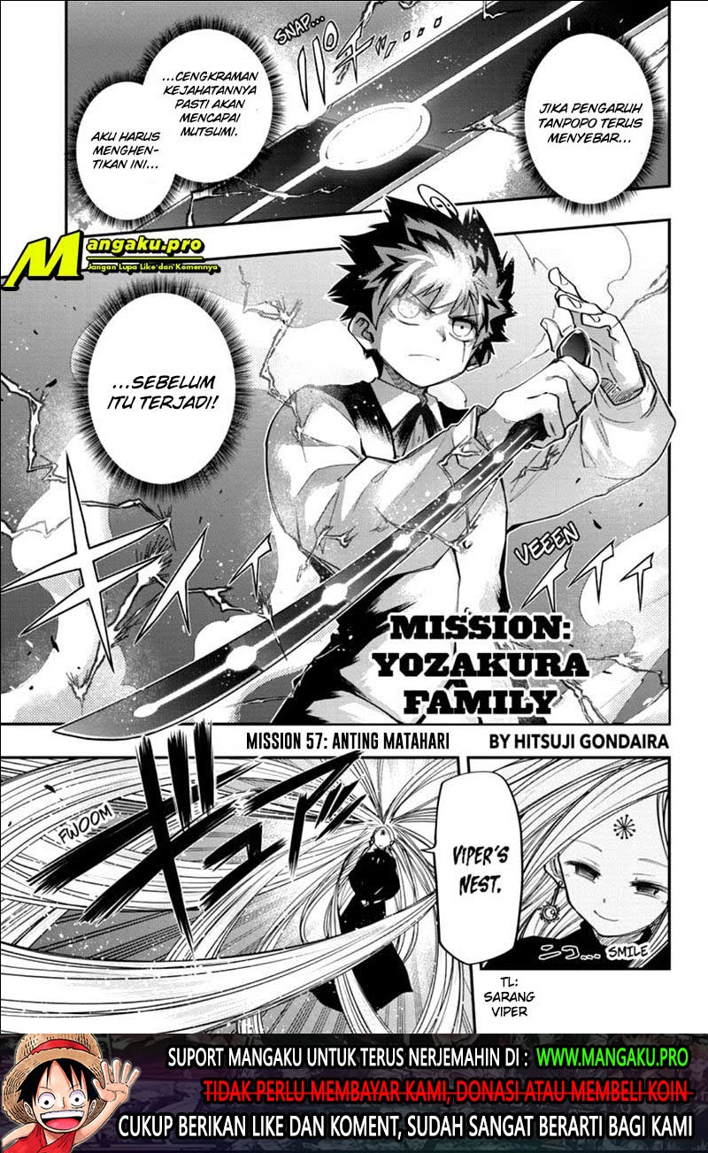 Manga Mission: Yozakura Family Chapter 57 gambar nomor 2
