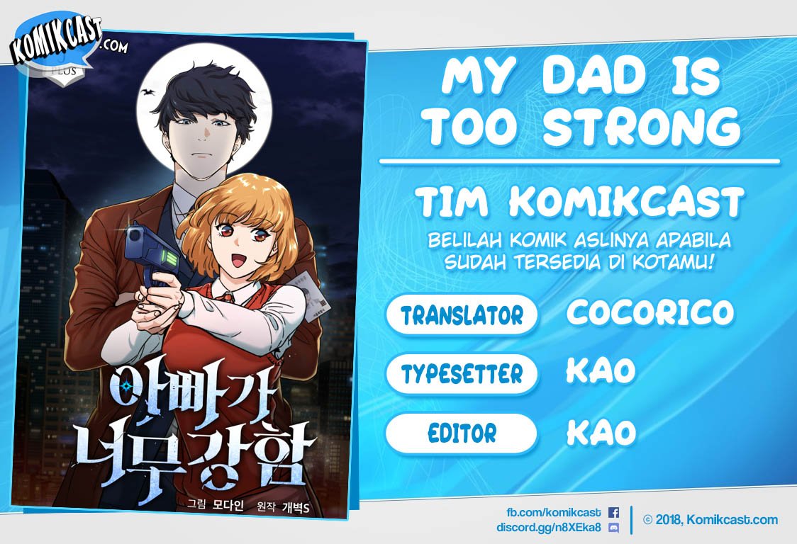 Komik My Dad Is Too Strong Chapter 34 gambar nomor 1
