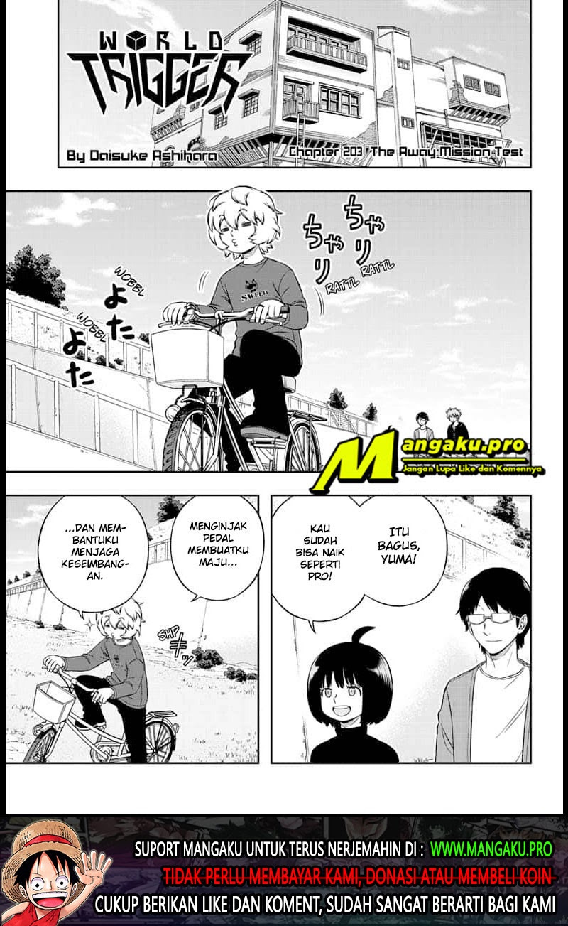 Manga World Trigger Chapter 203 gambar nomor 2