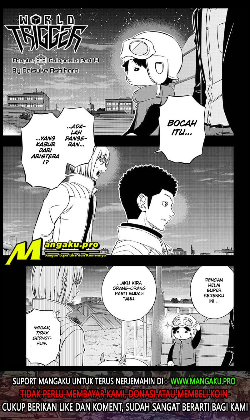 Manga World Trigger Chapter 202 gambar nomor 2