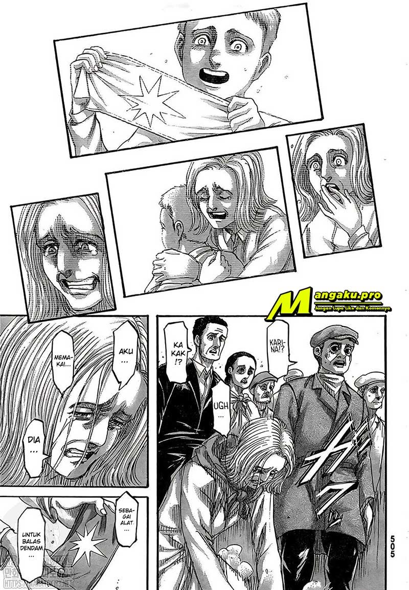 Shingeki no Kyojin Chapter 134.1 Gambar 15