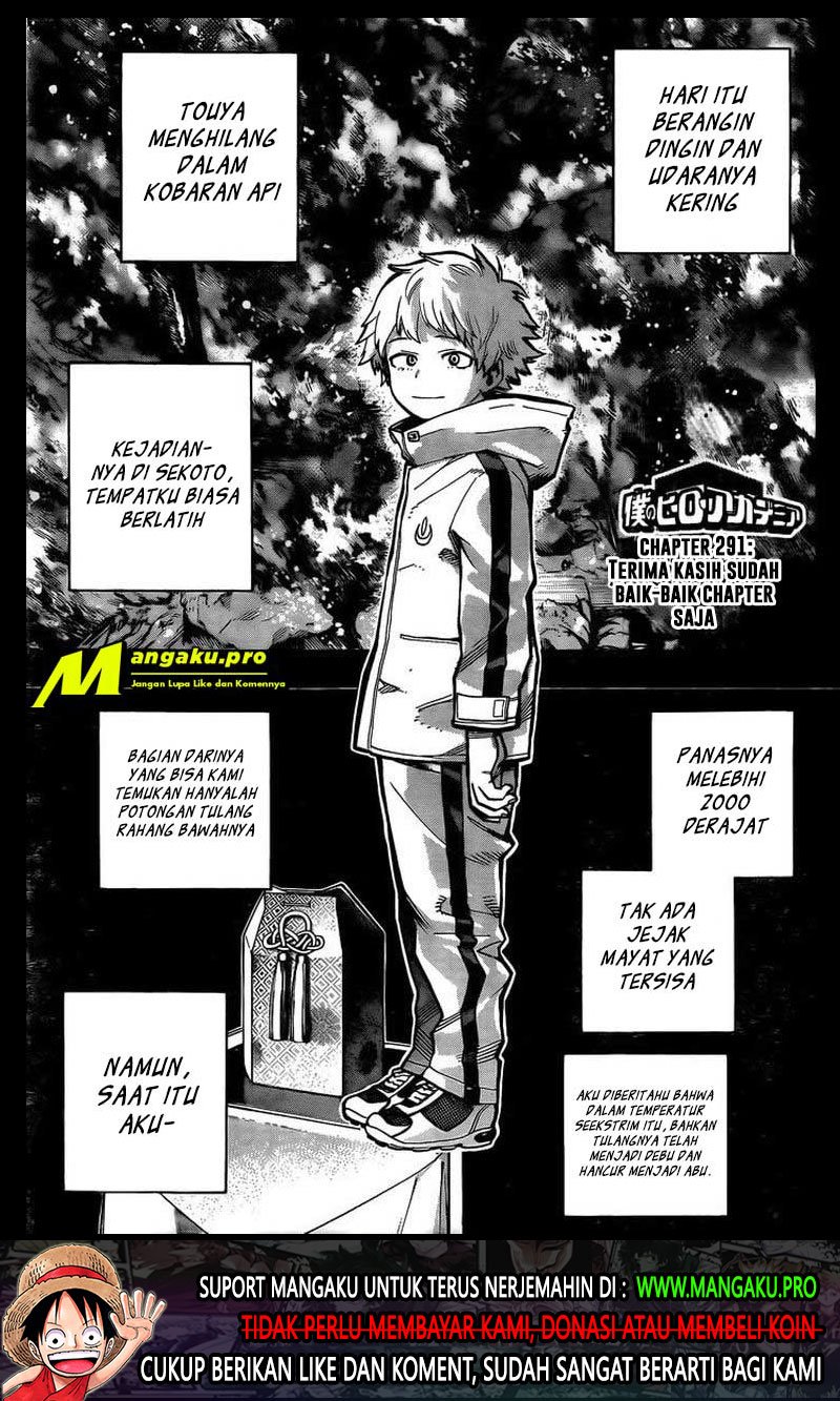 Manga Boku no Hero Academia Chapter 291 gambar nomor 2