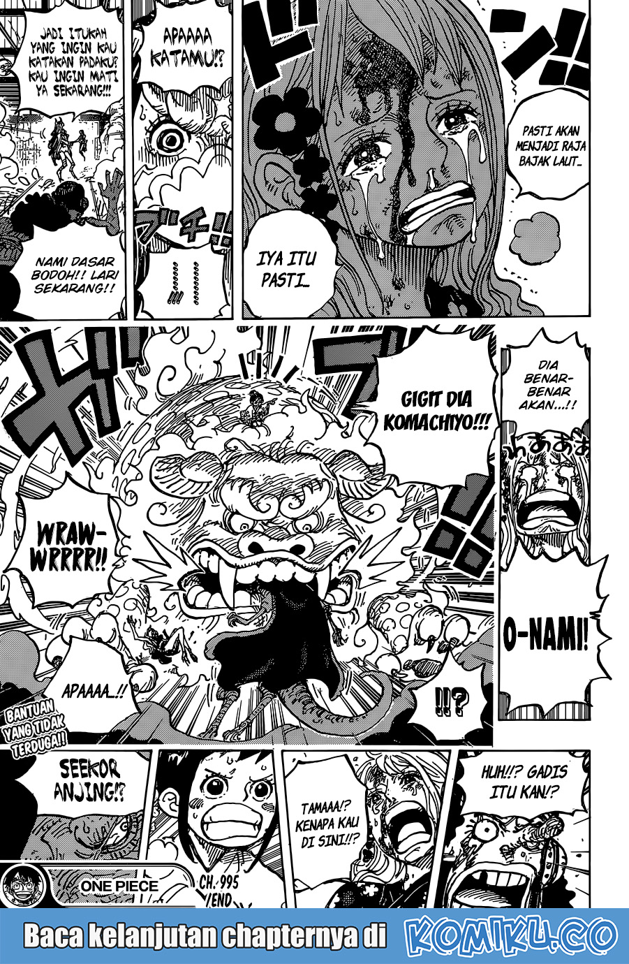 One Piece Chapter 995 Gambar 17