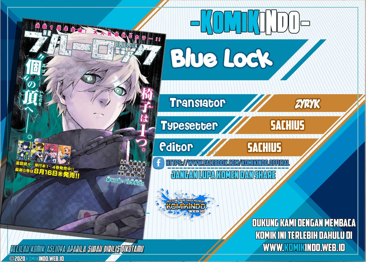 Komik Blue Lock Chapter 34 gambar nomor 1