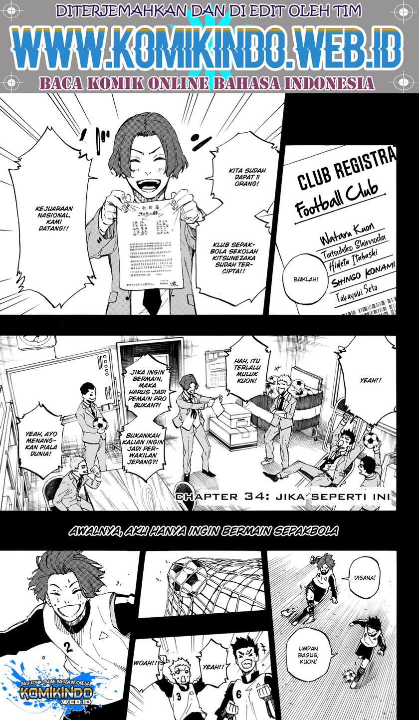 Manga Blue Lock Chapter 34 gambar nomor 2