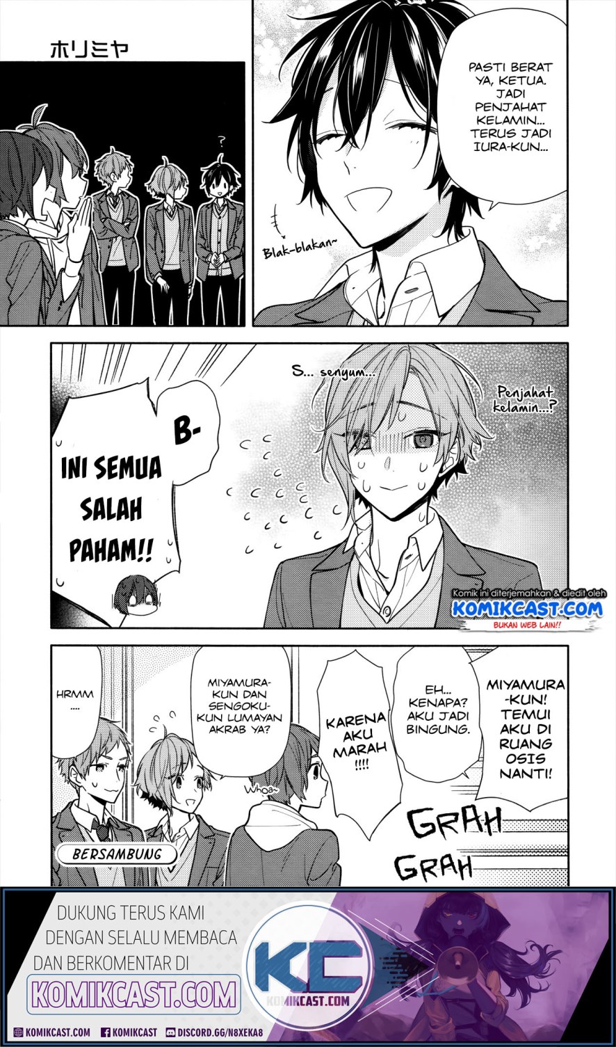 Horimiya Chapter 115 Gambar 18