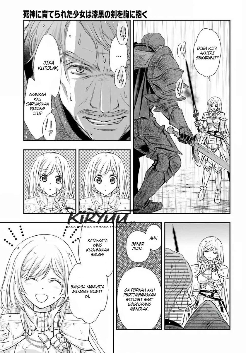 Shinigami ni Sodaterareta Shoujo wa Shikkoku no Tsurugi wo Mune ni Idaku Chapter 10 Gambar 18