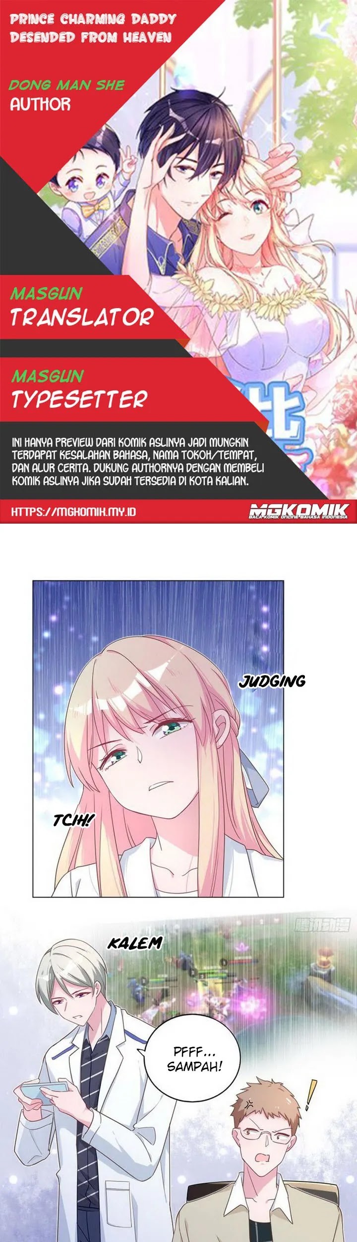 Komik Prince charming daddy descended from heaven Chapter 69 gambar nomor 1