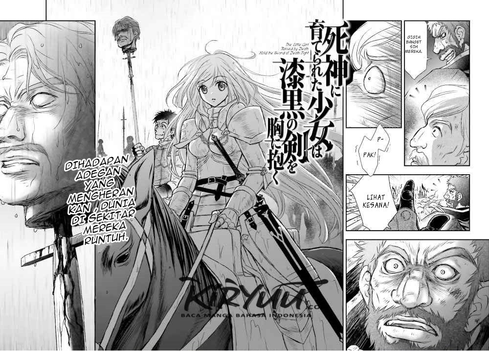Shinigami ni Sodaterareta Shoujo wa Shikkoku no Tsurugi wo Mune ni Idaku Chapter 11 Gambar 15