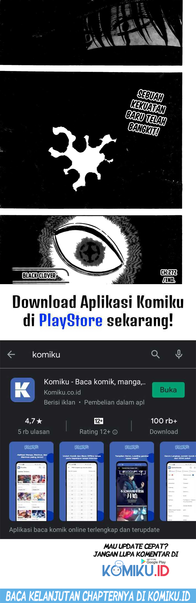 Black Clover Chapter 272 Gambar 16