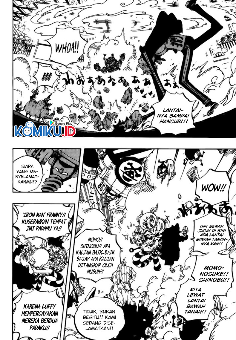 One Piece Chapter 996 Gambar 9